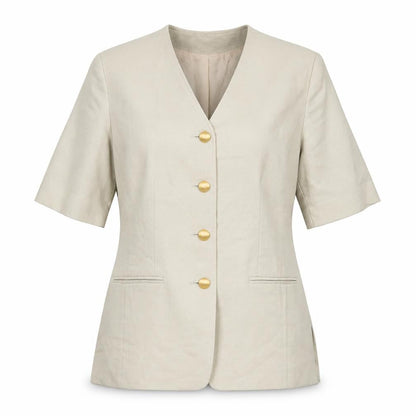 Womens UK Size 12 Viyella Beige Basic Jacket