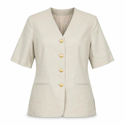 Womens UK Size 12 Viyella Beige Basic Jacket