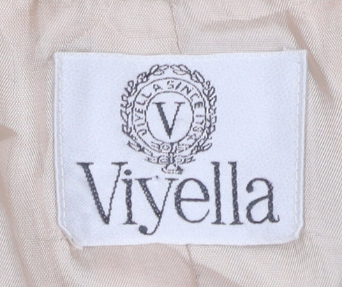 Womens UK Size 12 Viyella Beige Basic Jacket
