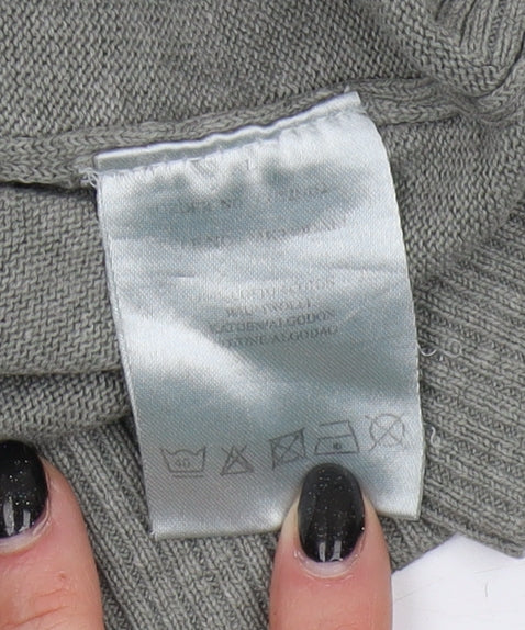 Brave Soul Men's Grey XL Pullover Jumper