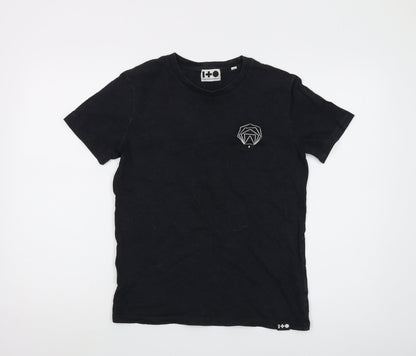 One and Other Black XS Unisex Crew Neck T-Shirt