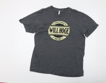 Mens UK Size XL American Apparel Grey  T-Shirt
