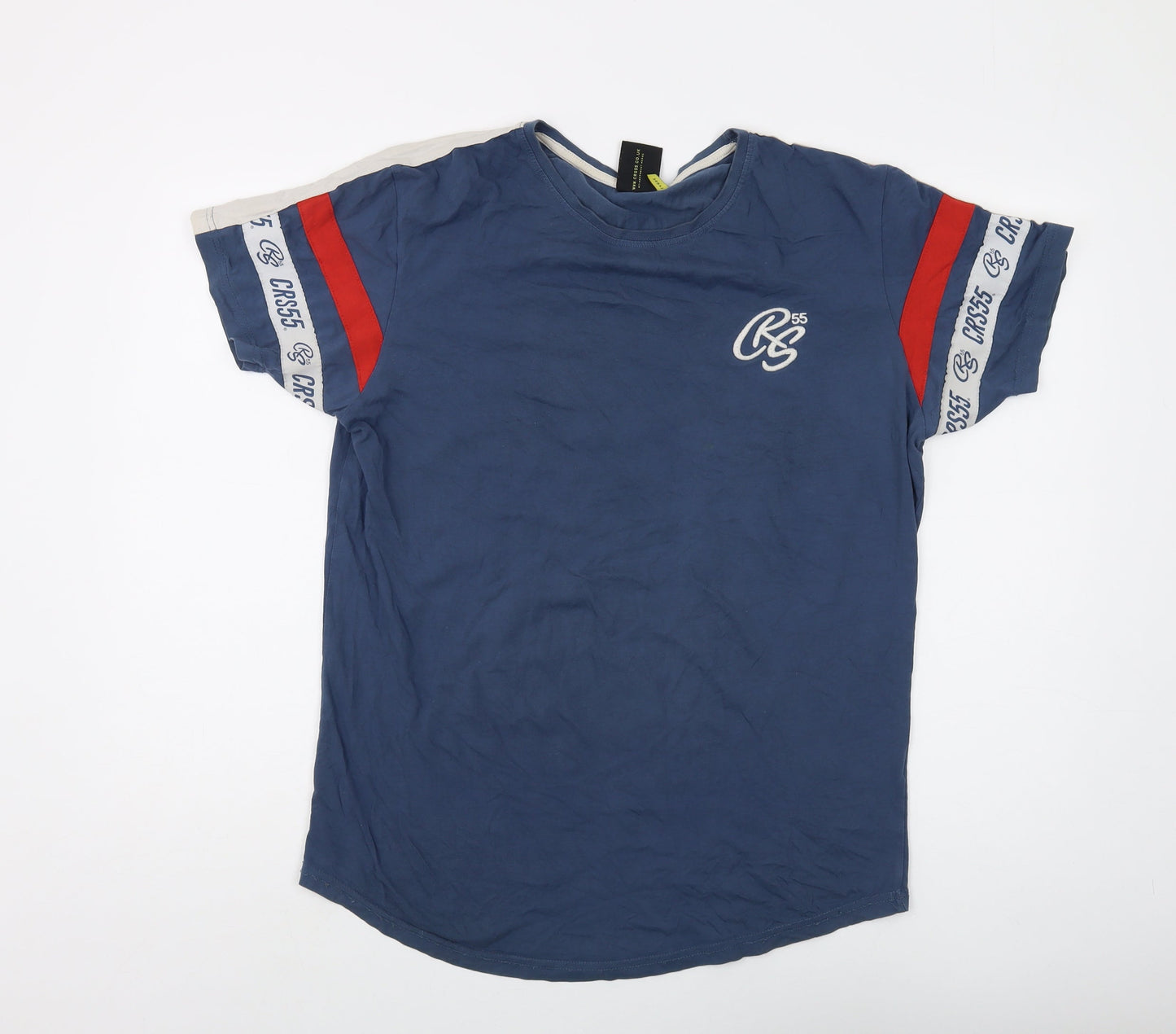 Mens UK Size L Crosshatch Blue  T-Shirt