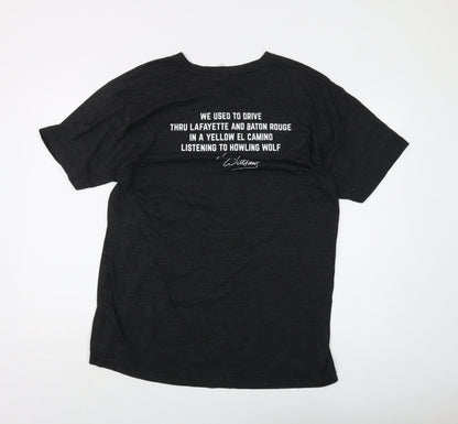 Mens UK Size XL American Apparel Black  T-Shirt