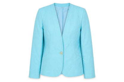 Womens UK Size 14 Miss Smith Regular Blue Blazer