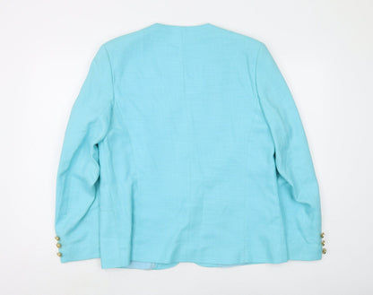 Womens UK Size 14 Miss Smith Regular Blue Blazer