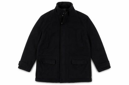 Mens UK Size XL Jeff Banks Black Overcoat