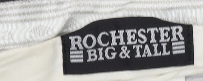 Zanella Men's Black Dress Pants UK 16 Big & Tall