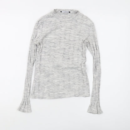 Womens UK Size XS Mango Grey Jersey Basic