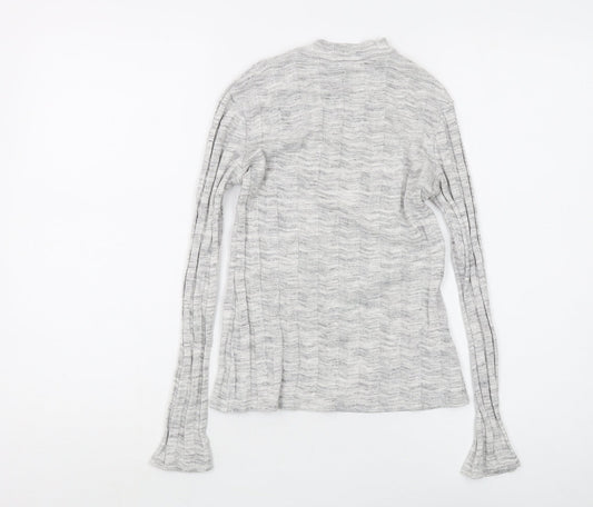 Womens UK Size XS Mango Grey Jersey Basic