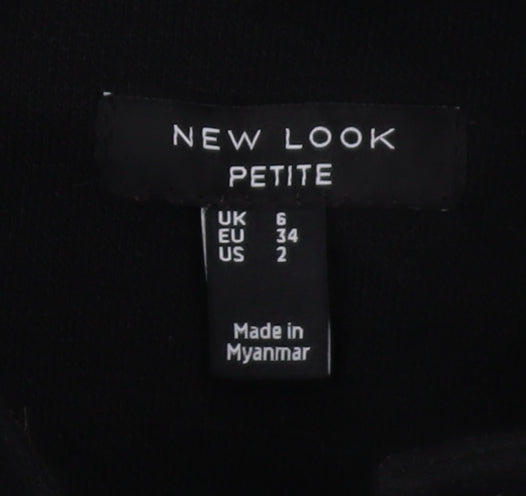 Womens UK Size 6 New Look Black Basic Jacket