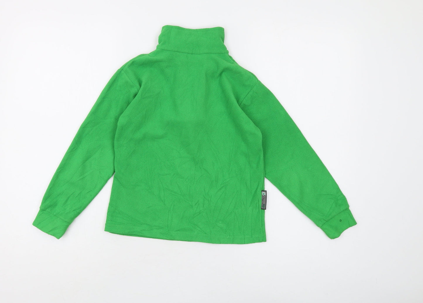 Outdoor Essentials Boys Green Fleece Pullover Sweatshirt 7-8 Years