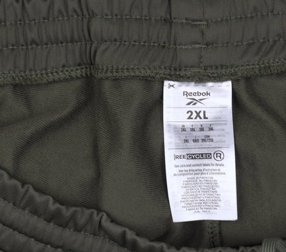 Reebok Men's Green Jogger Trousers 2XL Relaxed Fit