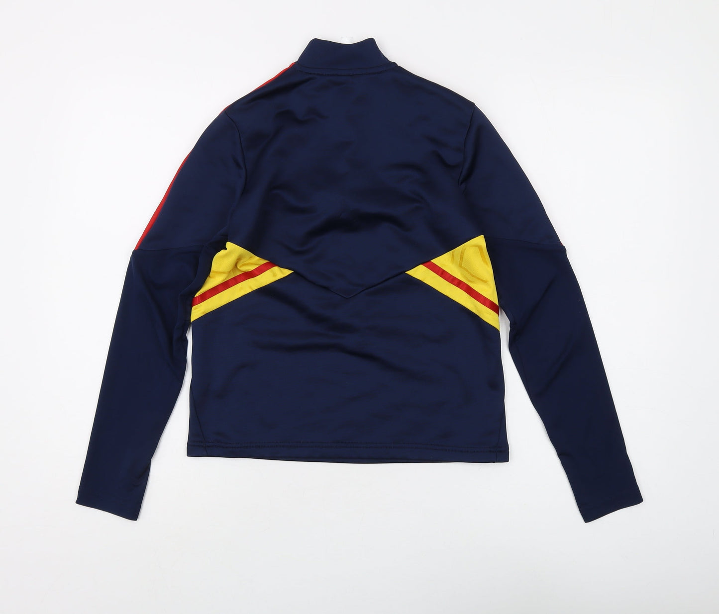 Adidas Boys Blue 1/4 Zip Sweater M