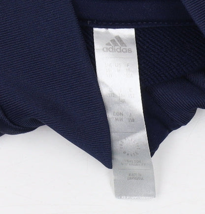 Adidas Boys Blue 1/4 Zip Sweater M
