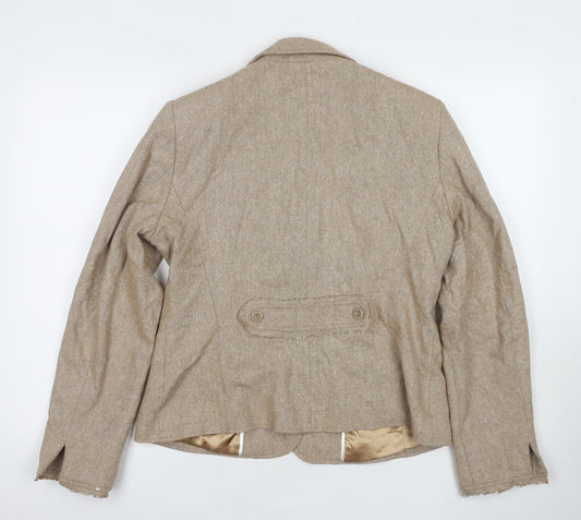Klass Collection Beige Women's Blazer Size 14