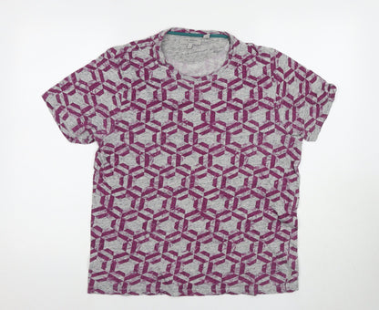 Unisex Adults UK Size L Ted Baker Multicoloured Jersey T-Shirt