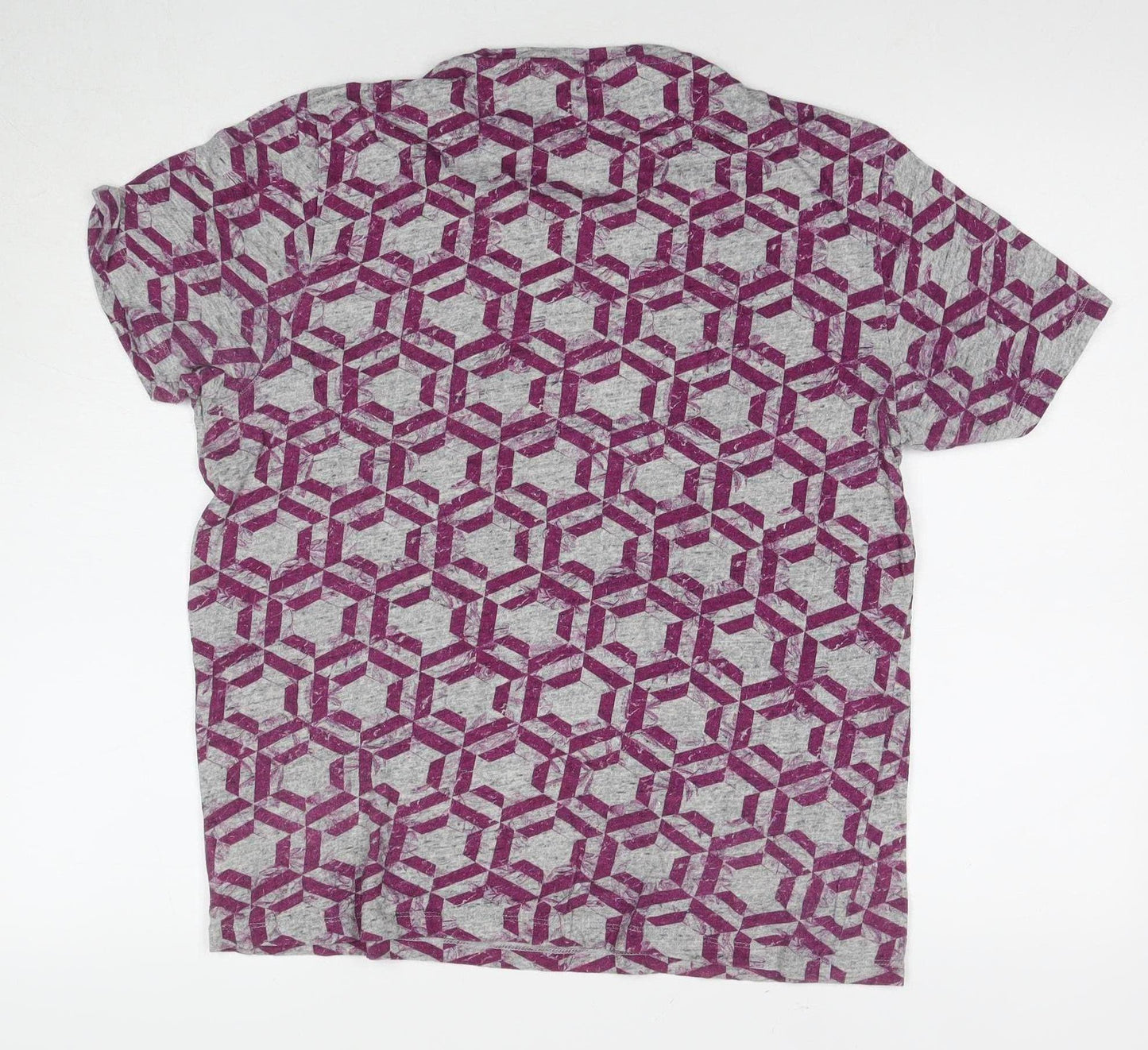 Unisex Adults UK Size L Ted Baker Multicoloured Jersey T-Shirt