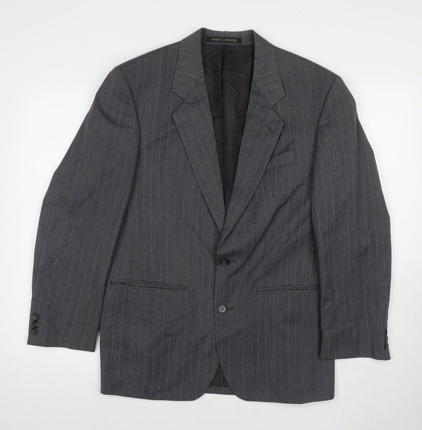 Mens UK Size 36 Marks and Spencer Regular Grey Suit Jacket
