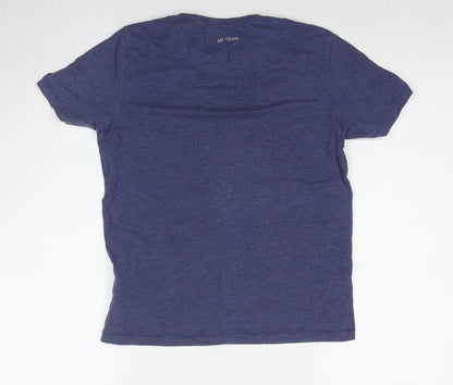 Ben Sherman Blue Boys Graphic Print T-Shirt, Size M
