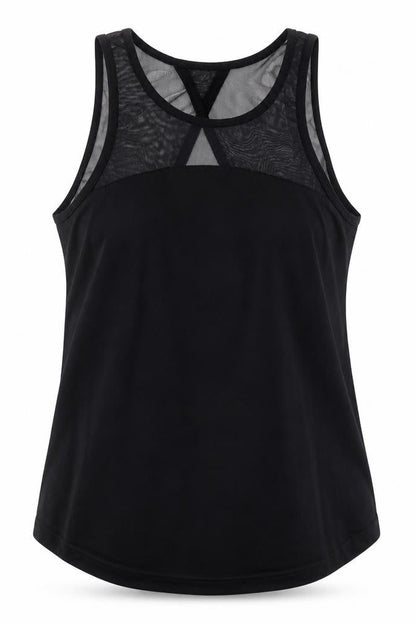 Womens UK Size S Crane Black Gym & Training Tank