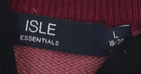 Womens UK Size 18 Isle Essentials Red Jumper Jumper