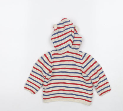Carter's Unisex Striped Cardigan Jumper 9-12 Months