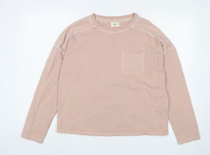 Womens UK Size S Hush Pink Pullover Sweatshirt