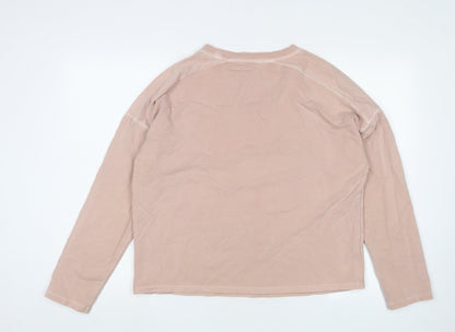 Womens UK Size S Hush Pink Pullover Sweatshirt