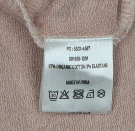 Womens UK Size S Hush Pink Pullover Sweatshirt