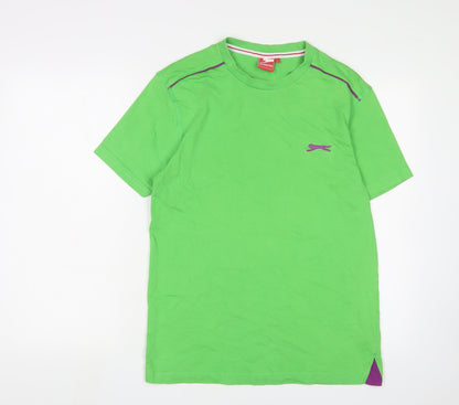 Slazenger Men's Green XS Crew Neck T-Shirt