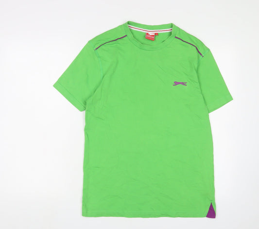 Slazenger Men's Green XS Crew Neck T-Shirt