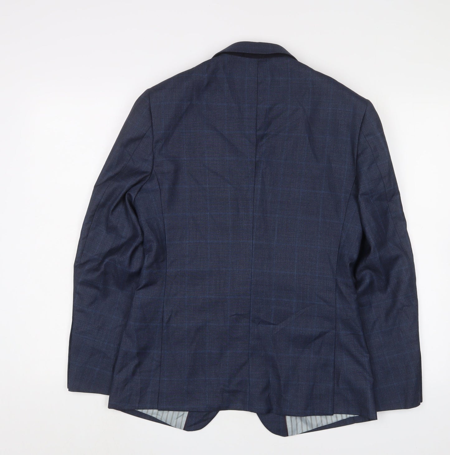 Benjamin Barker Men's Blue Slim Fit Blazer 44