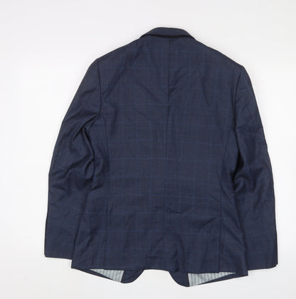 Benjamin Barker Men's Blue Slim Fit Blazer 44