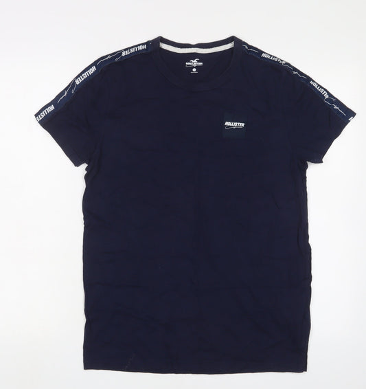 Mens UK Size S Hollister Blue  T-Shirt