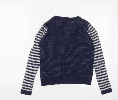 Womens UK Size S Dickins & Jones Blue Jumper Jumper