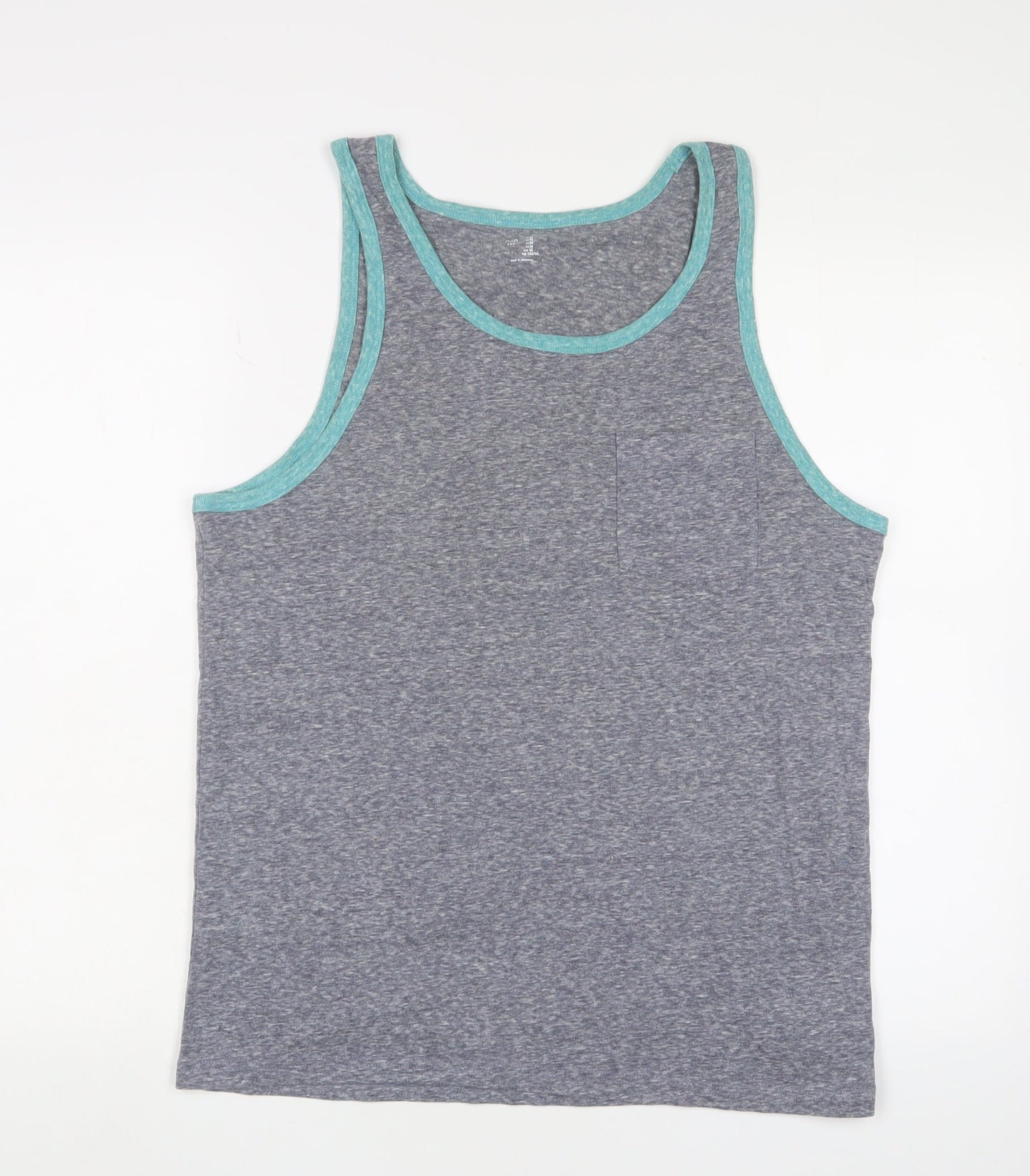 Unisex Adults UK Size M Gap Grey Basic Tank