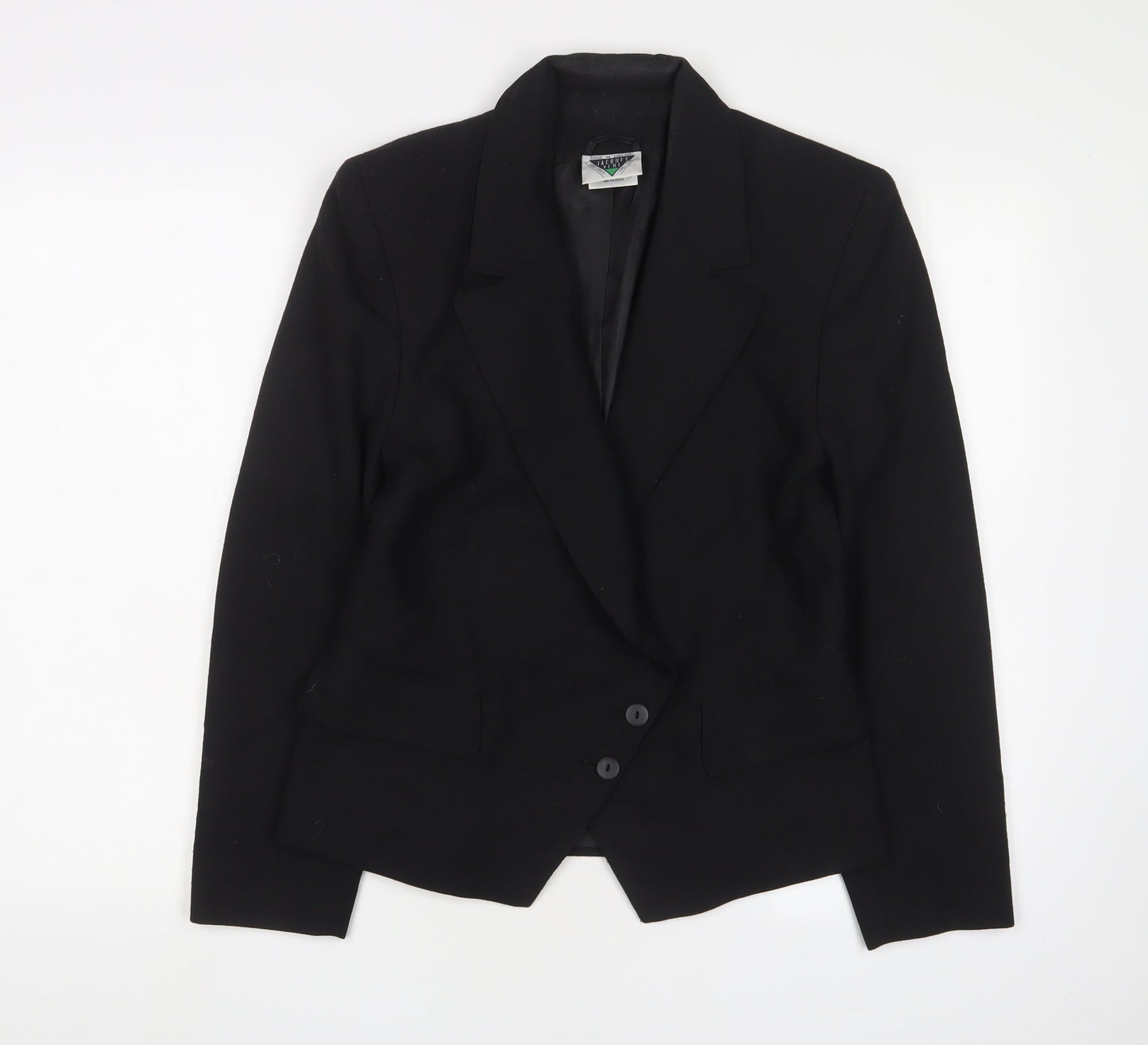 Jacques Vert Women's Black Blazer Size 12 Classic