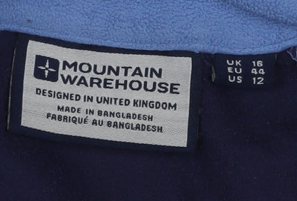Womens UK Size 16 Mountain Warehouse Blue Pullover Sweatshirt