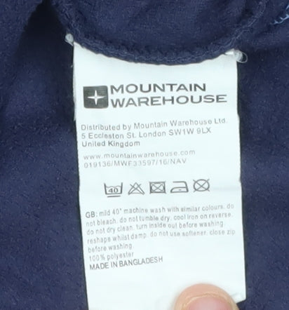 Womens UK Size 16 Mountain Warehouse Blue Pullover Sweatshirt