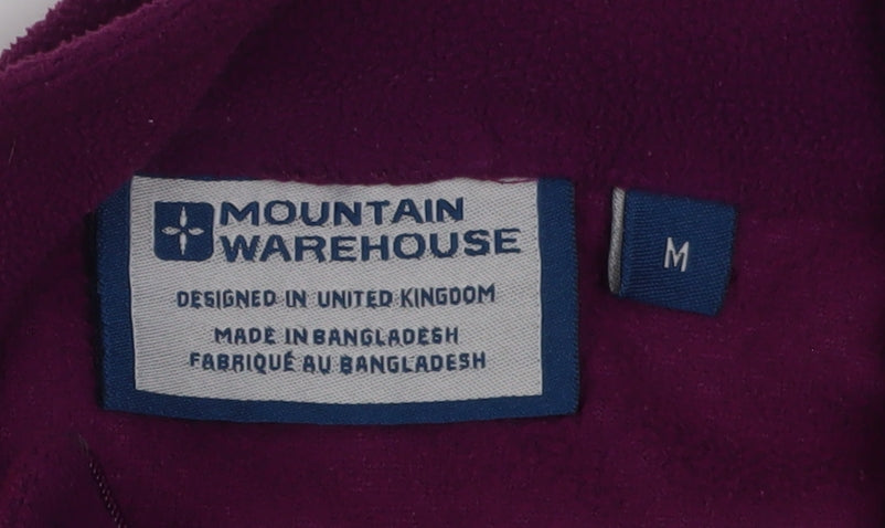 Womens UK Size M Mountain Warehouse Purple Pullover Sweatshirt
