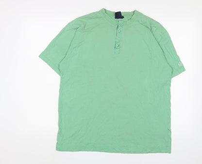 Mens UK Size L Cotton Traders Green  T-Shirt