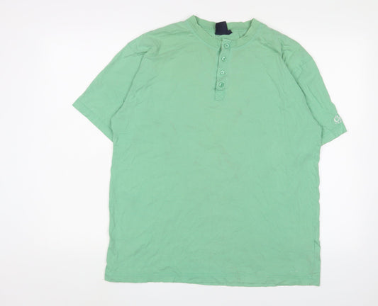 Mens UK Size L Cotton Traders Green  T-Shirt