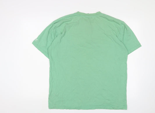 Mens UK Size L Cotton Traders Green  T-Shirt