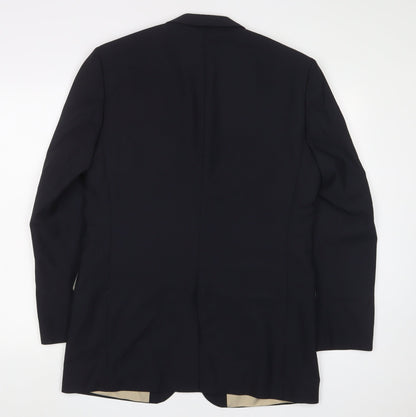 Mens UK Size 38 Karl Jackson Regular Black Suit Jacket