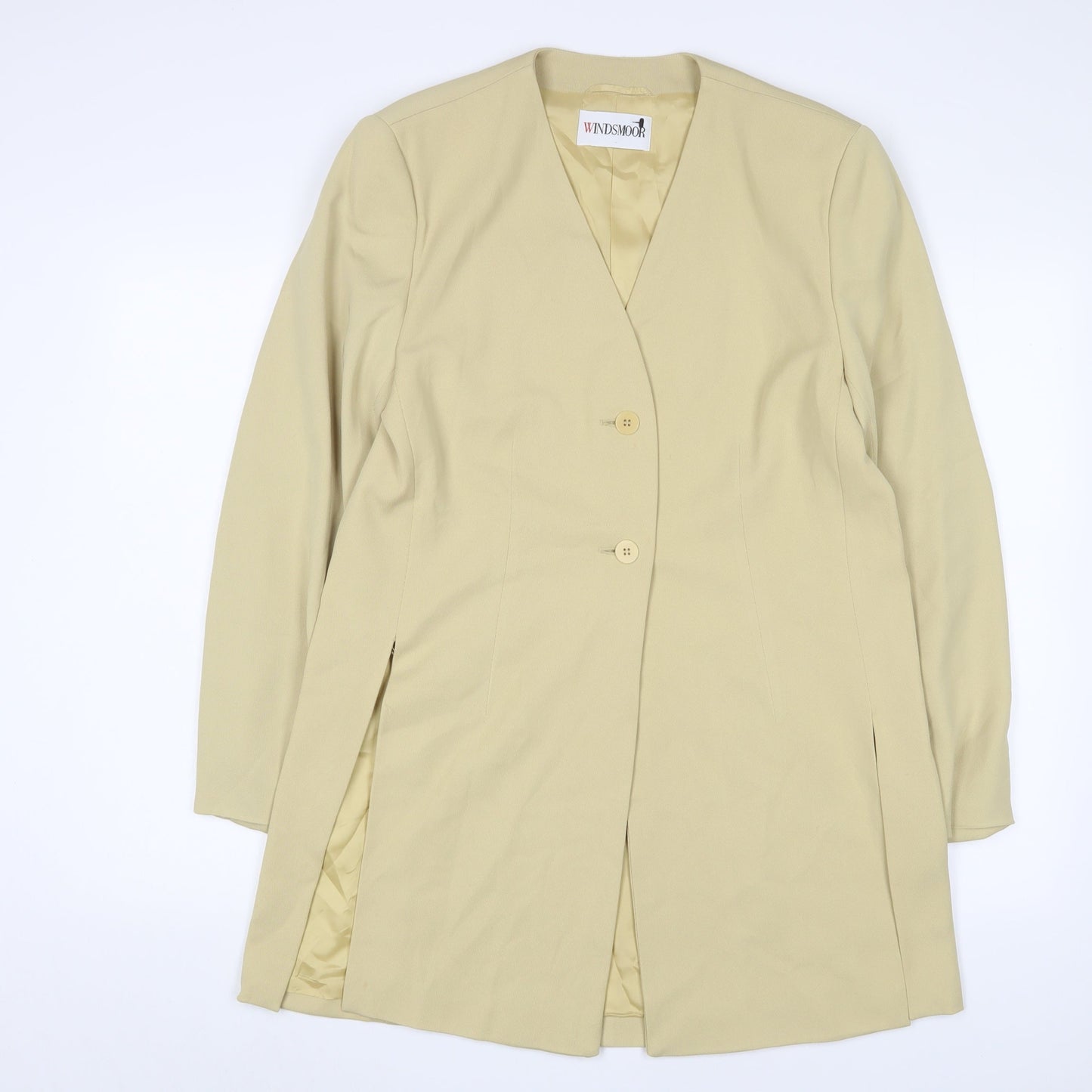 Windsmoor Women Beige Suit Jacket Size 12