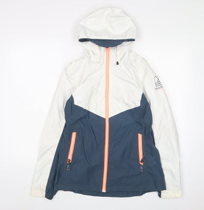 Womens UK Size S Tribord Multicoloured Windbreaker Coat