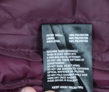 Surfanic Girls Black Puffer Jacket, Size 14, Hooded