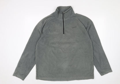 Mens UK Size XL Craghoppers Grey 1/2 Zip Sweatshirt