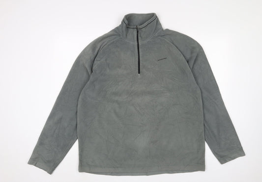 Mens UK Size XL Craghoppers Grey 1/2 Zip Sweatshirt